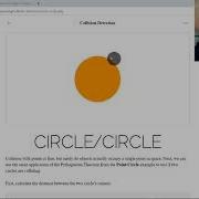 QBASIC Circle Collision Detection Day 55