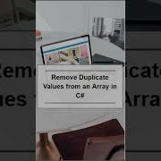 Remove Duplicate Values From An Array In C