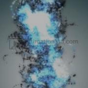 Exploding Blue Blob Motion Background