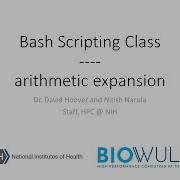Bash Scripting Class Arithmetic Expansion