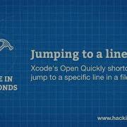 Xcode In 20 Seconds Jumping To A Line