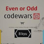 Codewars JavaScript 8kyu How To Solve The Problem Even Or Odd