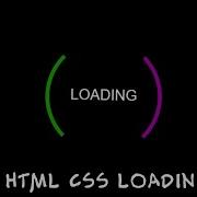 HTML CSS LOADING ANIMATION Pinkweb0 Html Css Tutorial
