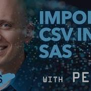 Учебное пособие по SAS Как импортировать CSV файлы в SAS