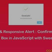 Display Beautiful And Responsive Alert Confirm Prompt Dialog Box In JavaScript