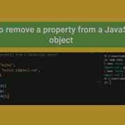 Remove A Property From A JavaScript Object