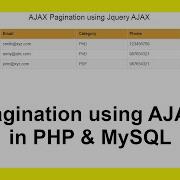 Pagination Using AJAX In PHP MySQL With Source Code