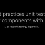 Best Practices Unit Testing Blazor Components With BUnit Egil Hansen NDC Oslo 2021