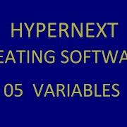 05 Variables In HyperNext