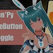 Ren Py ImageButton Tutorial ON OFF Toggle Button With Hover Effect