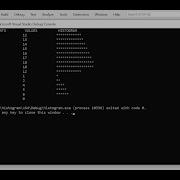 A C Program That Input Into 1 D Array Of 15 Values It Fill The Array Then Draw Bar Of Histogram