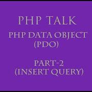 PDO Php Data Object In Hindi Part 2 Insert Query