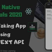 React Native Note Taking App Using Context API 2020
