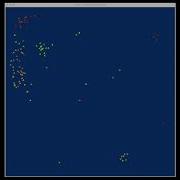 Simulating Swarm With Python Turtle