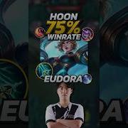 Hoon Eudora процент побед 75 сборка S35 Mobile Legends Mobilelegends Mlbb Gaming Mlbbgold