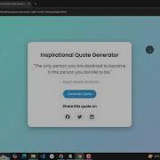 Quote Generator With Social Sharing Using HTML CSS And JavaScript With Source Code