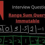 Leetcode 303 Range Sum Query Immutable Prefix Sum