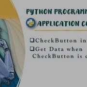 Create CheckButton In Python Tkinter Part9