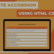 How To Create An Accordion Using CSS Javascript