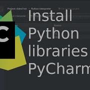 Import Python Libraries In PyCharm