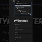 How To Make A Typewriter Effect In After Effects