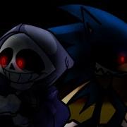 FNF MASHUP Confronting Yourself X Anthropophobia Sonic Exe Vs Dust Sans