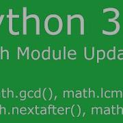 Python 3 9 S Math Module Updates