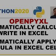 Python Openpyxl How To Apply Formula How To Do Calculation Excel Automation Using Python