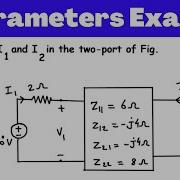 Impedance Parameters Of Two Port Network Solved Example Z Parameter Example Electric Circuits