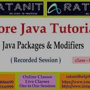 Учебные материалы по основам Java Пакеты и модификаторы Java Автор г н Ратан Занятие 1