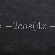 Graphing The Cosine Graph With Multiple Transformations