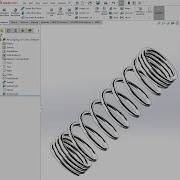 SolidWorks Variable Pitch Compression Spring