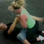 Rape Defence Choke With Stick
