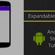 How To Create ExpandableListView In Android Studio Expandable ListView In Android Tutorial