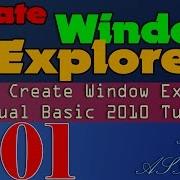 Visual Basic 2010 Tutorial Create Window Explorer 1 Design And Component