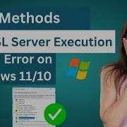 Best Methods Fix WSL Server Execaution Failded Error On Window 10 11