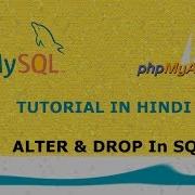 MySQL Tutorial 25 ALTER DROP In SQL Hindi