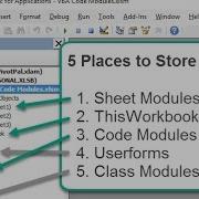 How To Create Vba Code Modules In Excel