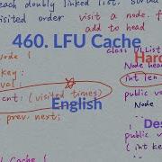 LeetCode 460 LFU Cache Explanation And Solution
