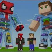 ZENGİN Vs FAKİR Heykel Araba Garajı Minecraft