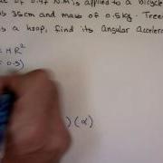 Torque And Angular Acceleration