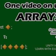 Unity Beginners How To Use Arrays