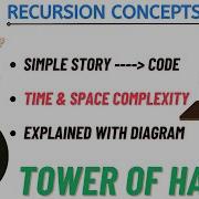 Tower Of Hanoi Simple Story Story To Code Recursion Concepts And Questions Video 7