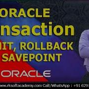 Oracle Database Transactions Oracle Transactions COMMIT ROLLBACK SAVEPOINT Oracle Tutorial