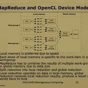 Considerations Of MapReduce On OpenCL Device