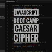 Javascript Boot Camp Caesar Cipher