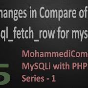 05 MySQLi PHP Tutorial Display Record Fetch Row Mysql Fetch Row Function
