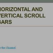 Scroll Bars In Visual Basic 6 0