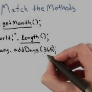 Match The Methods Intro To Java Programming