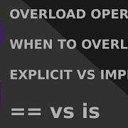 Overloading Operators In C How When